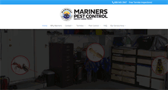 Desktop Screenshot of marinerspestcontrol.com