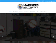 Tablet Screenshot of marinerspestcontrol.com